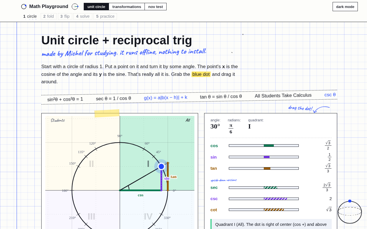 Math Playground screenshot
